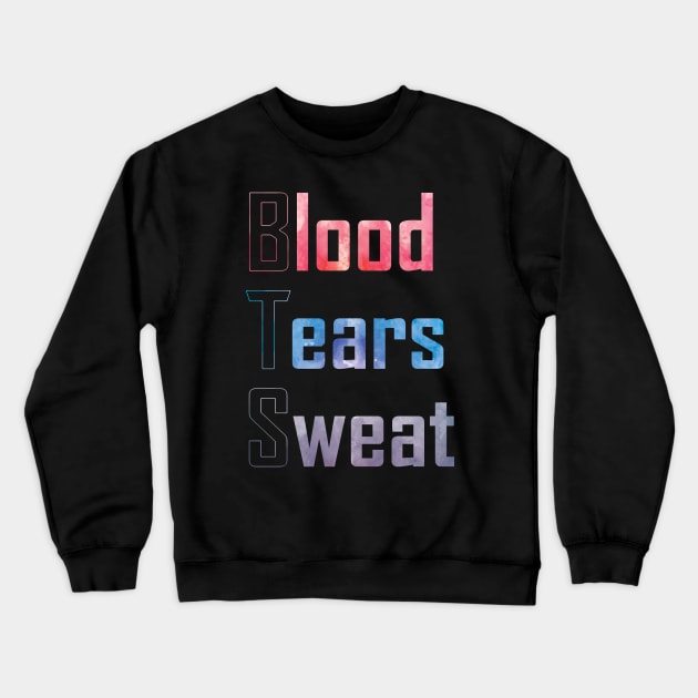 BTS - Blood, Sweat and Tears (watercolours) | Army | Kpop Crewneck Sweatshirt by Vane22april